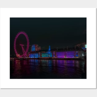 County Hall - London Eye, London Posters and Art